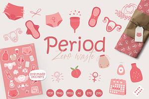 Menstruation & Period Zero Waste Set