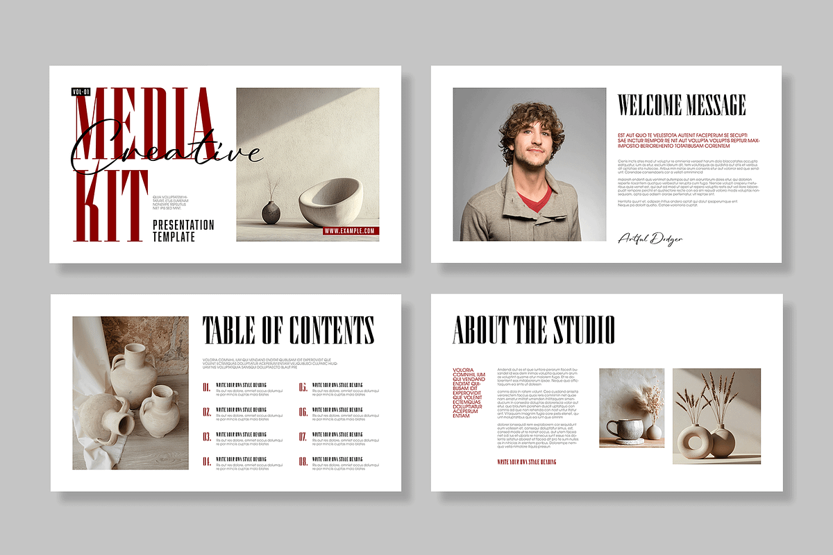 Professional Media Kit Presentation, a Presentation Template by MightyDesign (Photo 2 of 8)