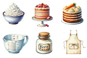 Neutral Baking Clipart, an Illustration by CreationArt (Thumbnail 4 of 5)