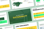 Green Energy Sustainability, a Presentation Template by Mighty-Slide (Thumbnail 1 of 5)