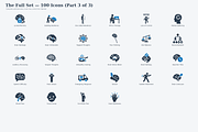 Neurology & Brain Health Icons, a Duotone Icon by Symbolic Language (Thumbnail 4 of 5)