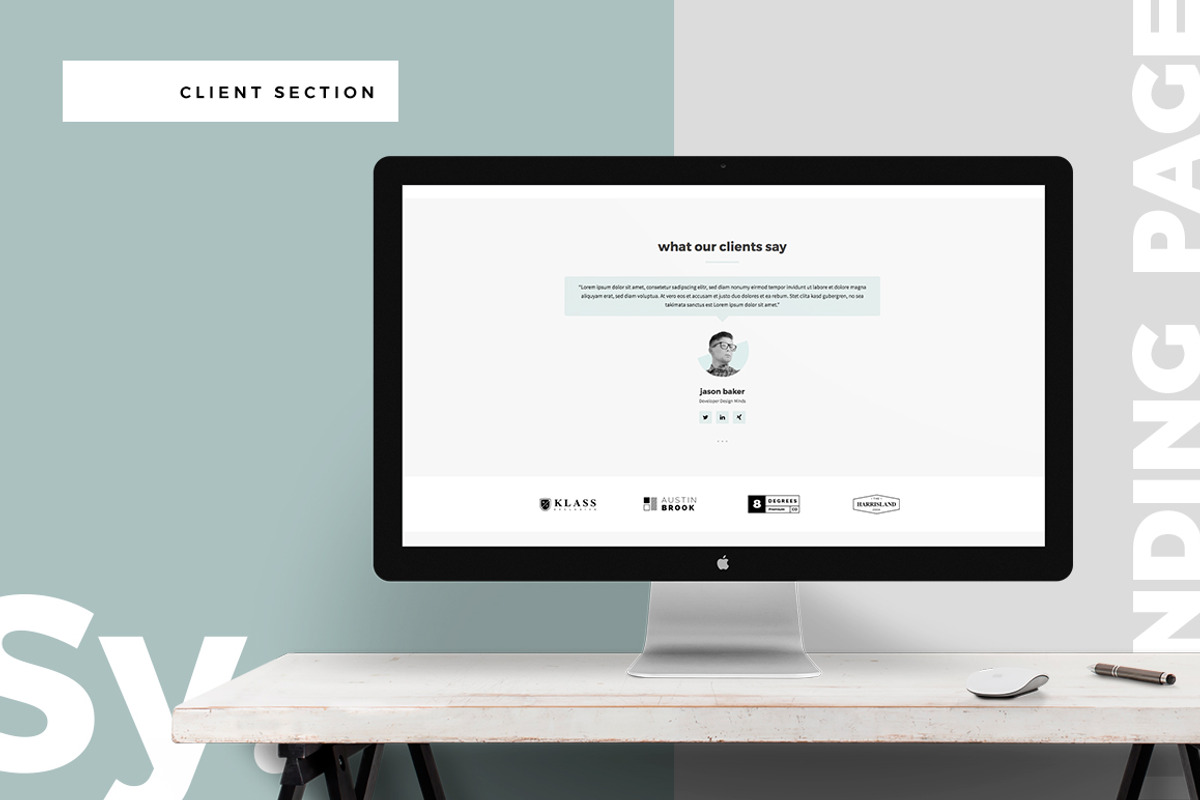 Symbolis Bootstrap Landing Page, a Bootstrap Template by Egotype (Photo 14 of 18)