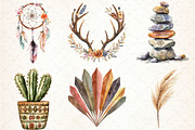 Boho Tribal Elements Bundle, an Illustration by DreamCafeArt (Thumbnail 4 of 7)