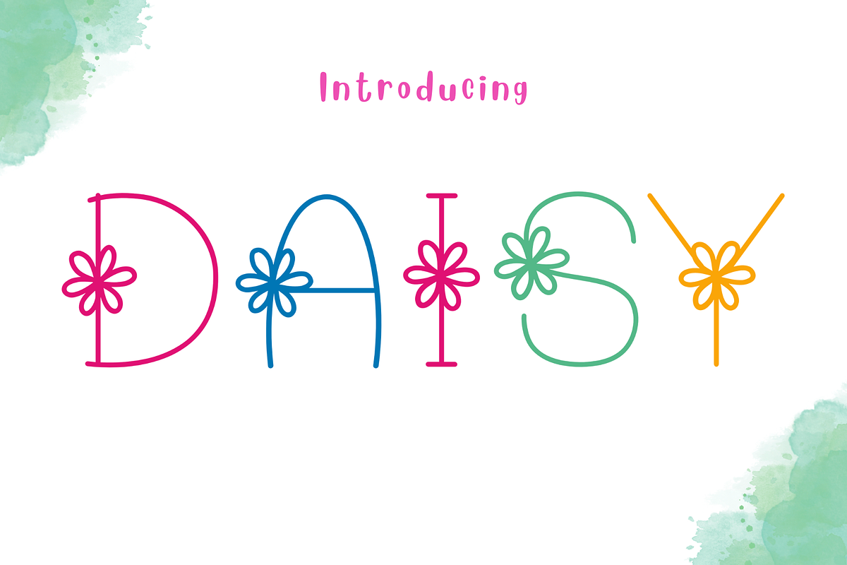 Daisy Font, a Script Font by Cutie_Kate_Studio (Photo 1 of 11)