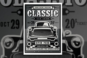 Classic Car Show Flyer, a Flyer Template by Muhamad Iqbal hidayat (Thumbnail 2 of 4)
