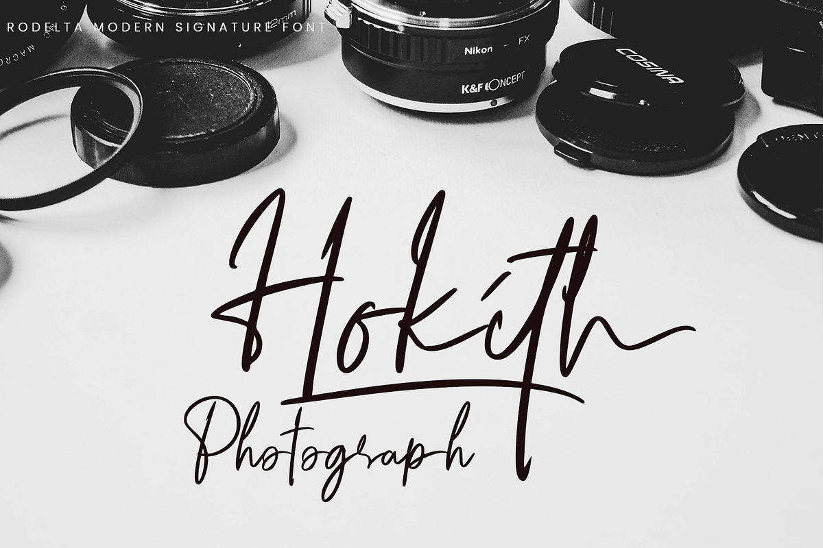 Rodelta - Modern Signature Font, a Handwritten Font by Voux Studio (Photo 9 of 24)