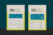 Resume/CV – Vol. 355, a Resume Template by kdadan. (Thumbnail 2 of 2)