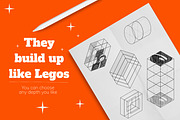 Volumes Brush Set for Procreate, a Brush Add-On by Ana Moreno | Letteringiam (Thumbnail 3 of 7)