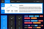 Retina Web UI Kit, an UI Kit Template by Cosmic Motive (Thumbnail 5 of 5)