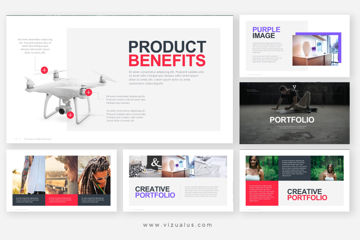 Sella Powerpoint Template + Freebie, a Presentation Template by Vizualus (Photo 6 of 13)