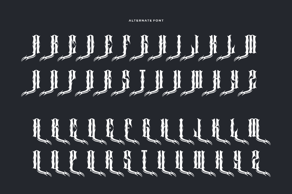 Blackmosk Growpas - Blackletter Font, a Blackletter Font by Iqsiart Studio (Photo 7 of 10)