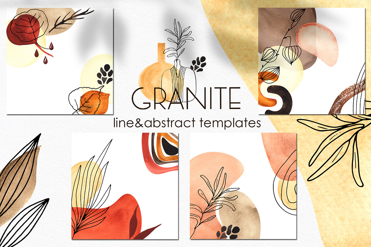 ABSTRACT  BUNDLE 4 in 1, an Object Graphic by Ana-Sakuta (Photo 10 of 31)