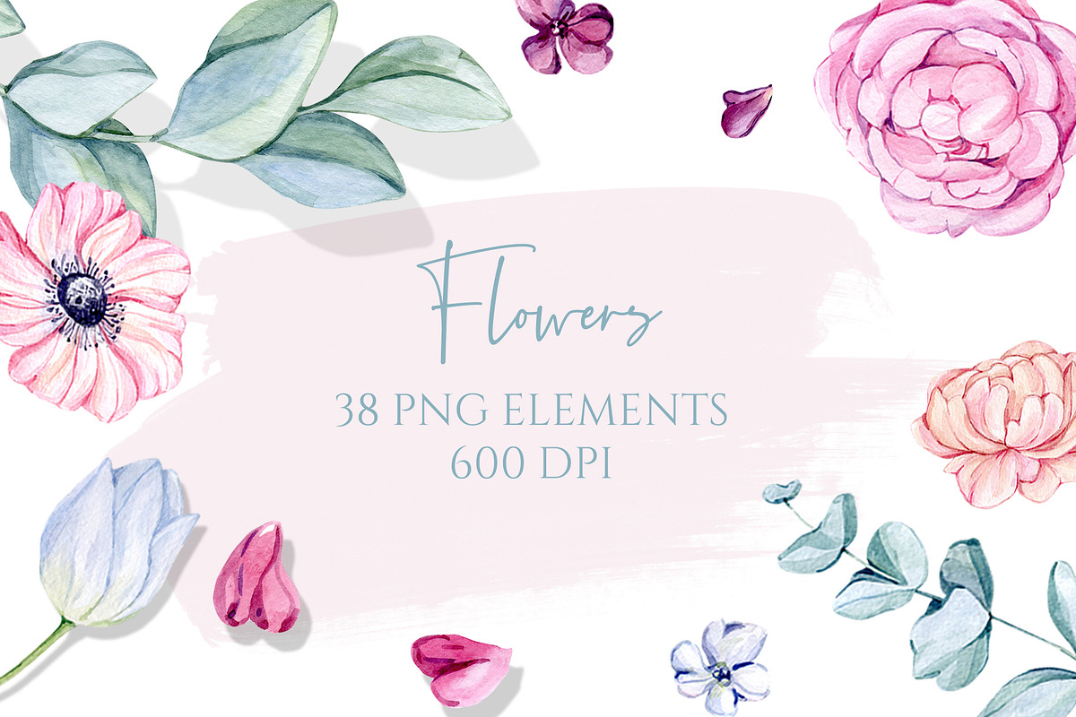 Watercolor Blossom Season, a Decorative Illustration by S_ARTLOVE (Photo 7 of 10)