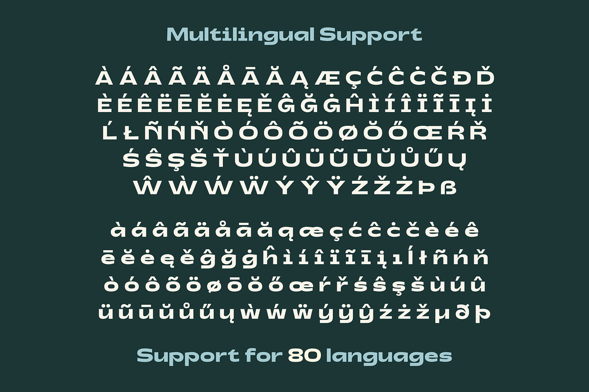 Gts Varine - Wide Display Font, a Sans Serif Font by Graptail (Photo 14 of 14)