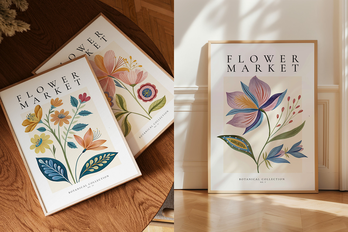 Spring Folk Flowers Collection, a Graphic by Paper Flowers Studio (Photo 7 of 8)