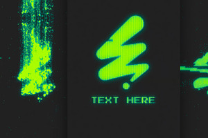 Pixel Glitch Logo - After Effect, a Branding & Logo Template by UInstrument