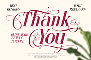 Glow More Typeface, a Serif Font by alit design (Thumbnail 17 of 17)