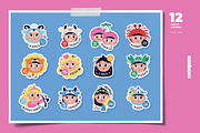 Kids Zodiac Signs. Cards & Stickers, a Decorative Illustration by Ejevyaka (Thumbnail 5 of 7)