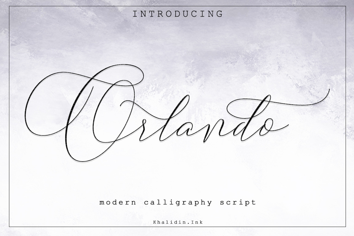 Orlando Script Font