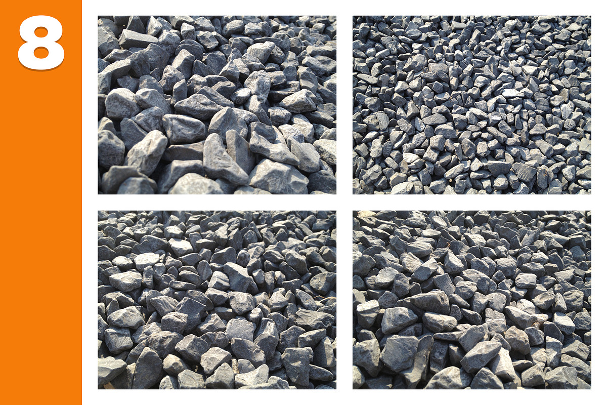 8 Stone Textures, a Texture Graphic by Riccardo Anelli (Photo 3 of 3)