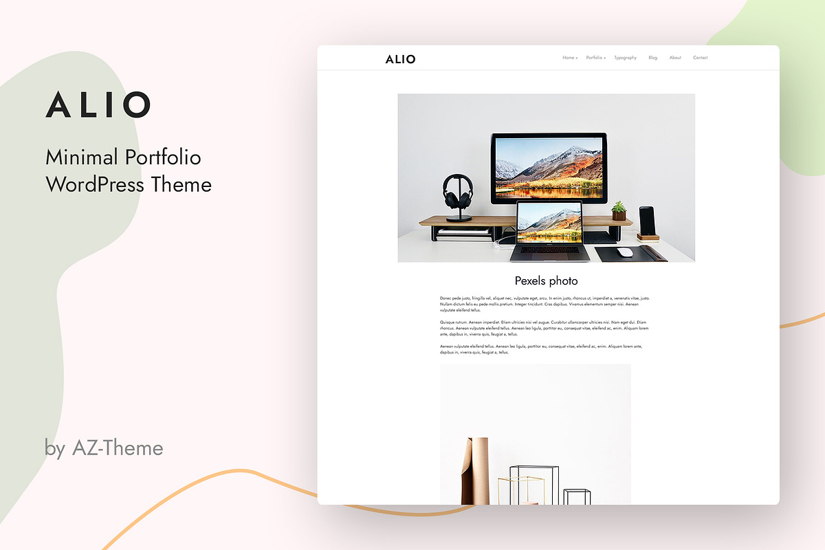 Alio - Minimal Portfolio Theme, a WordPress Template by AZ-Theme (Photo 4 of 5)