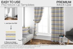 Curtains Mockup Set