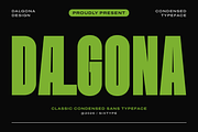 Dalgona Classic Condensed, a Sans Serif Font by Portocraft (Thumbnail 1 of 10)