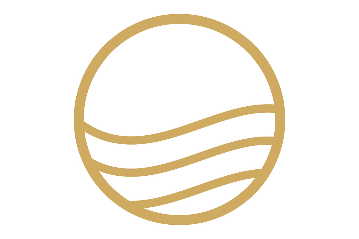 Water Wave symbol and icon, a Sport Illustration by Rhealea_Design