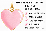 Coquette Valentines Clipart, an Illustration by Libby Wishes (Thumbnail 5 of 7)