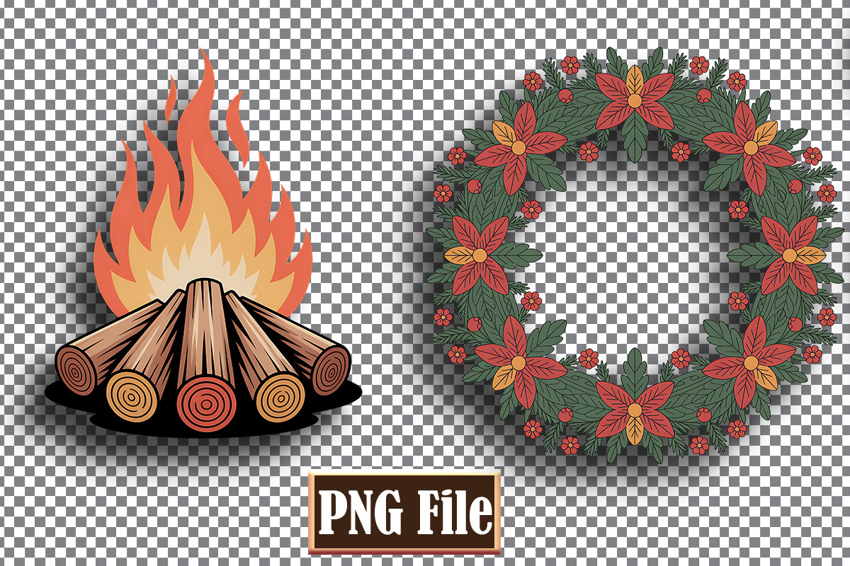 Chritmas Sublimation Bundle Png, a Seasonal Illustration by protabsorkar11 (Photo 8 of 9)