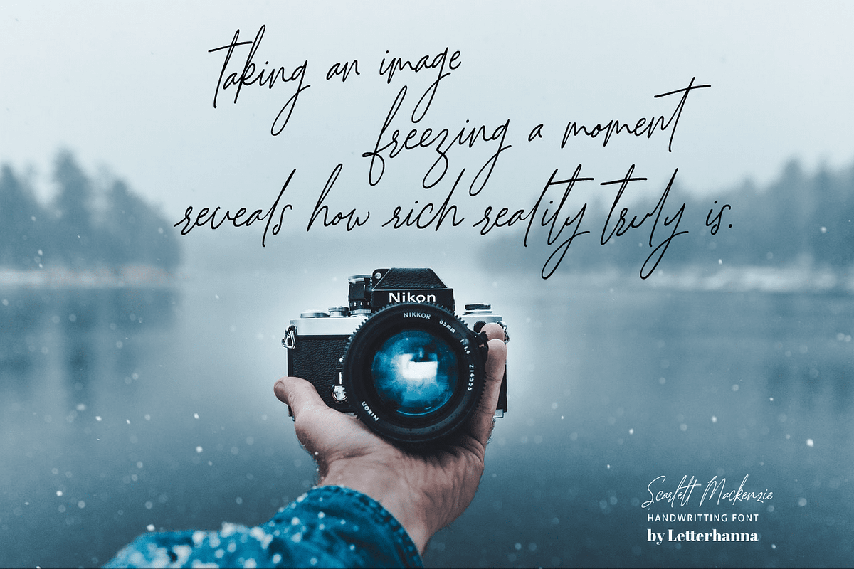 Scarlett Mackenzie Handwriting Font, a Handwritten Font by Letterhanna Studio (Photo 7 of 20)
