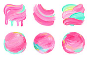 Valentine Brushstroke Elements clipa, an Illustration by Designworld (Thumbnail 2 of 5)