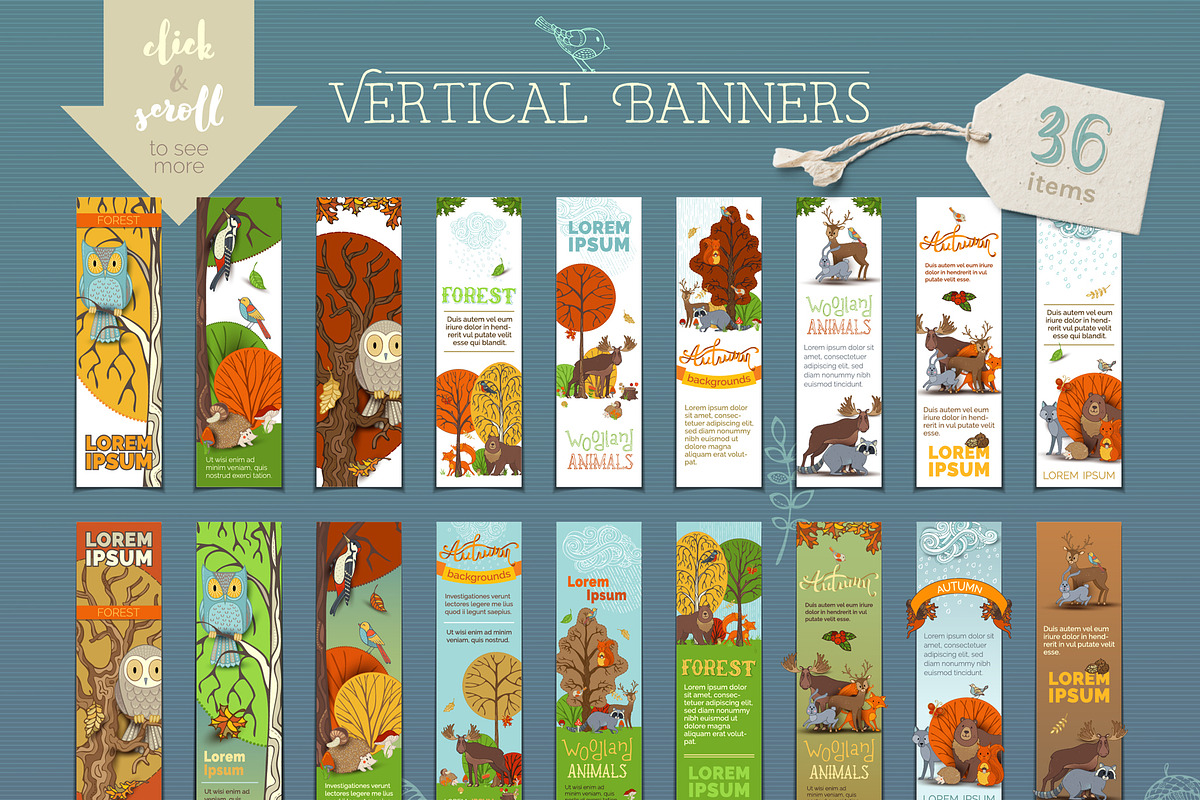 Woodland Animals Pack, an Animal Illustration by MaljukArt (Photo 12 of 15)
