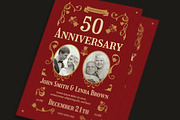 Wedding Anniversary Invitation, an Invitation Template by Guuver (Thumbnail 2 of 3)