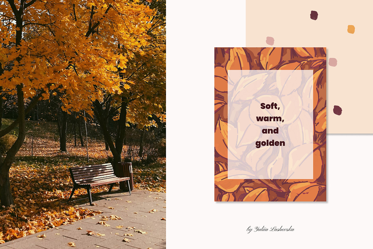 Hand Drawn Autumn Backgrounds, a Background Graphic by Yuliia Lashevska (Photo 7 of 10)