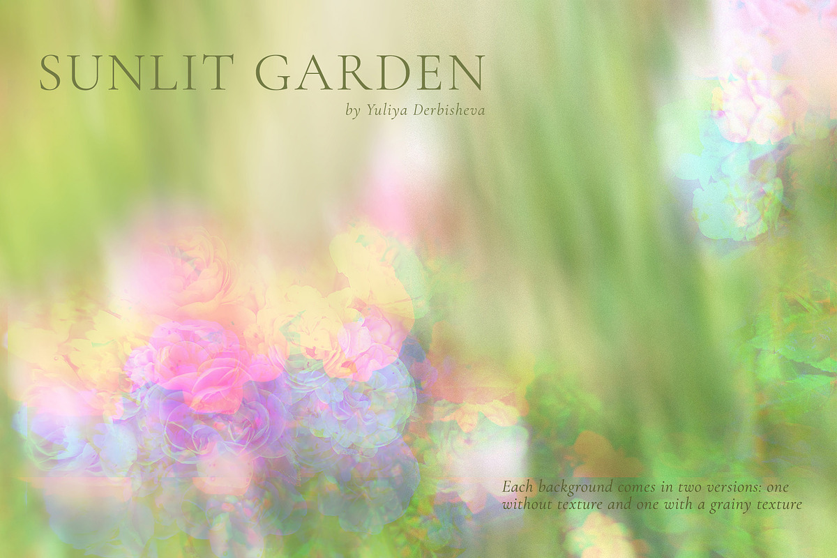 Blurry Flowers Abstract Backgrounds, a Background Graphic by Yuliya Derbisheva (Photo 12 of 12)