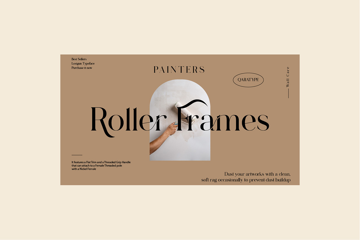 Lostgun | Discount 20%  OFF, a Serif Font by Qaratype (Photo 3 of 20)