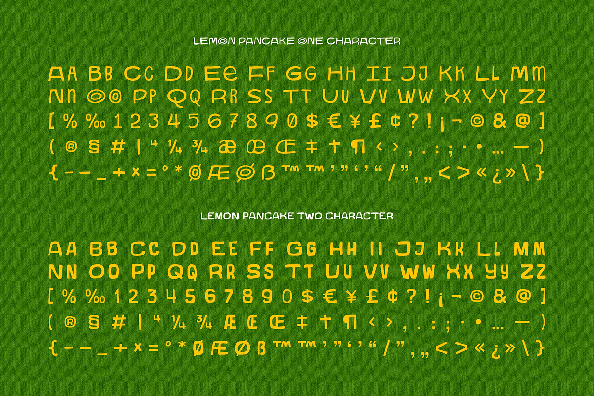 Lemon Pancake — Quirky Display, a Handwritten Font by Typehand Studio (Photo 9 of 10)