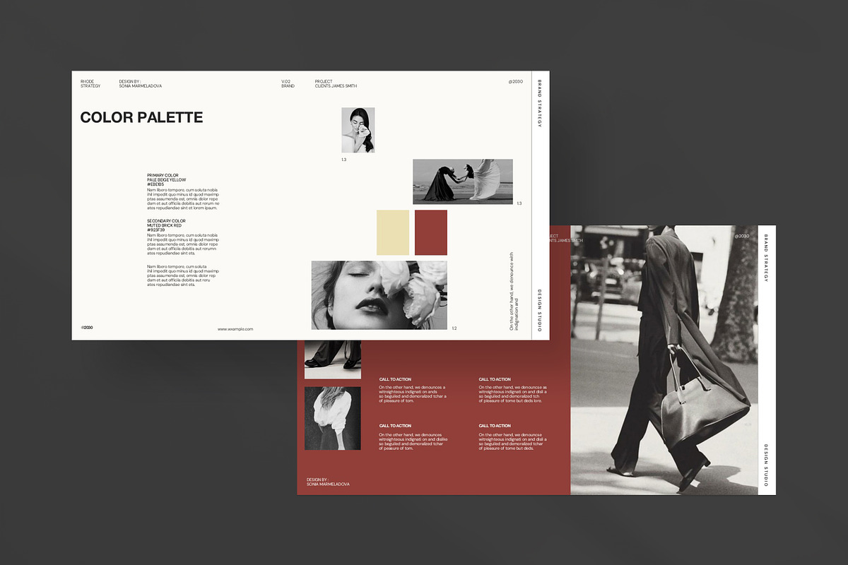 RHODE | Brand Strategy Presentation, a Presentation Template by CreativexGenius (Photo 7 of 10)