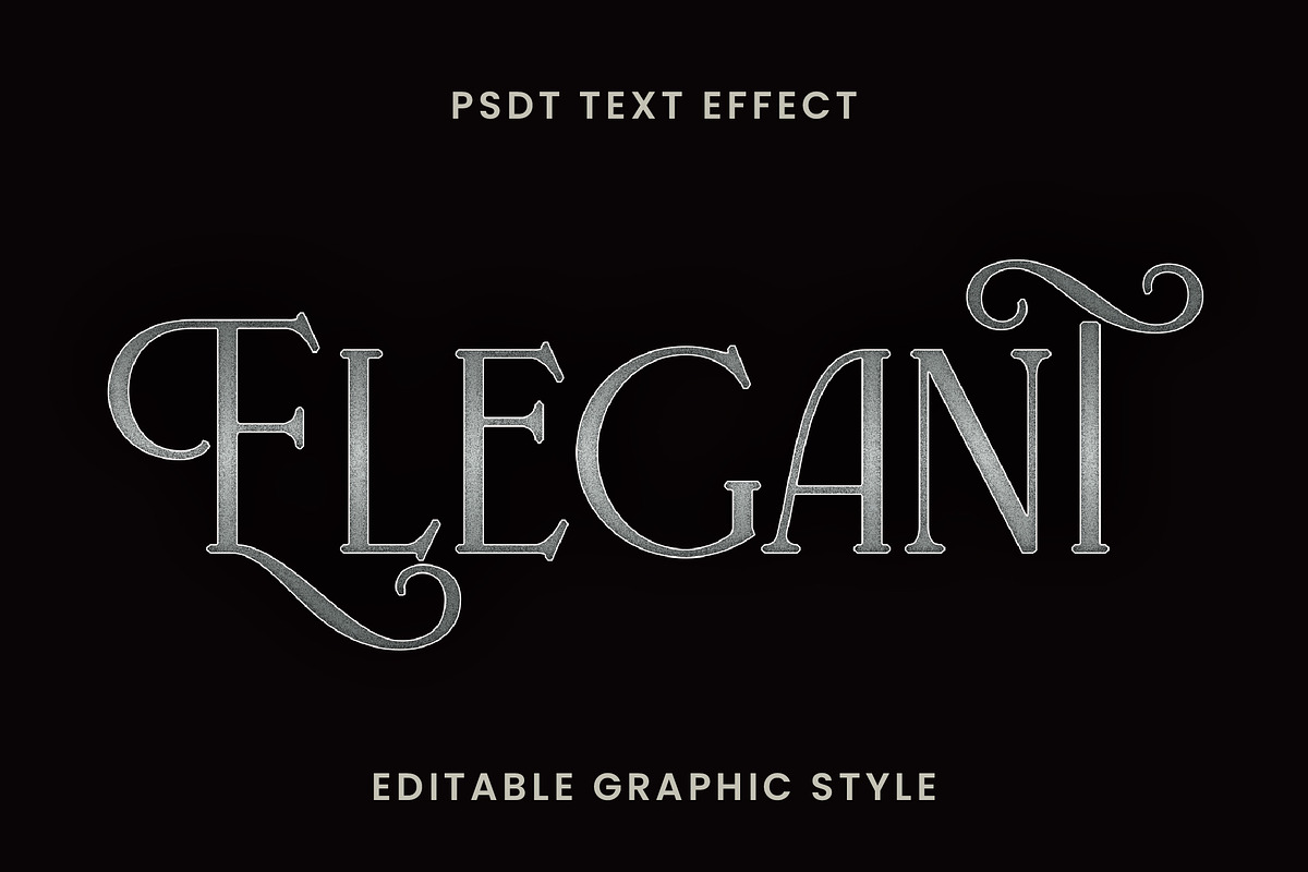 Metallic Victorian Text Effect