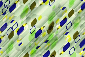 retro colorful geometrical, a Pattern Graphic by AAN Seamless Shop
