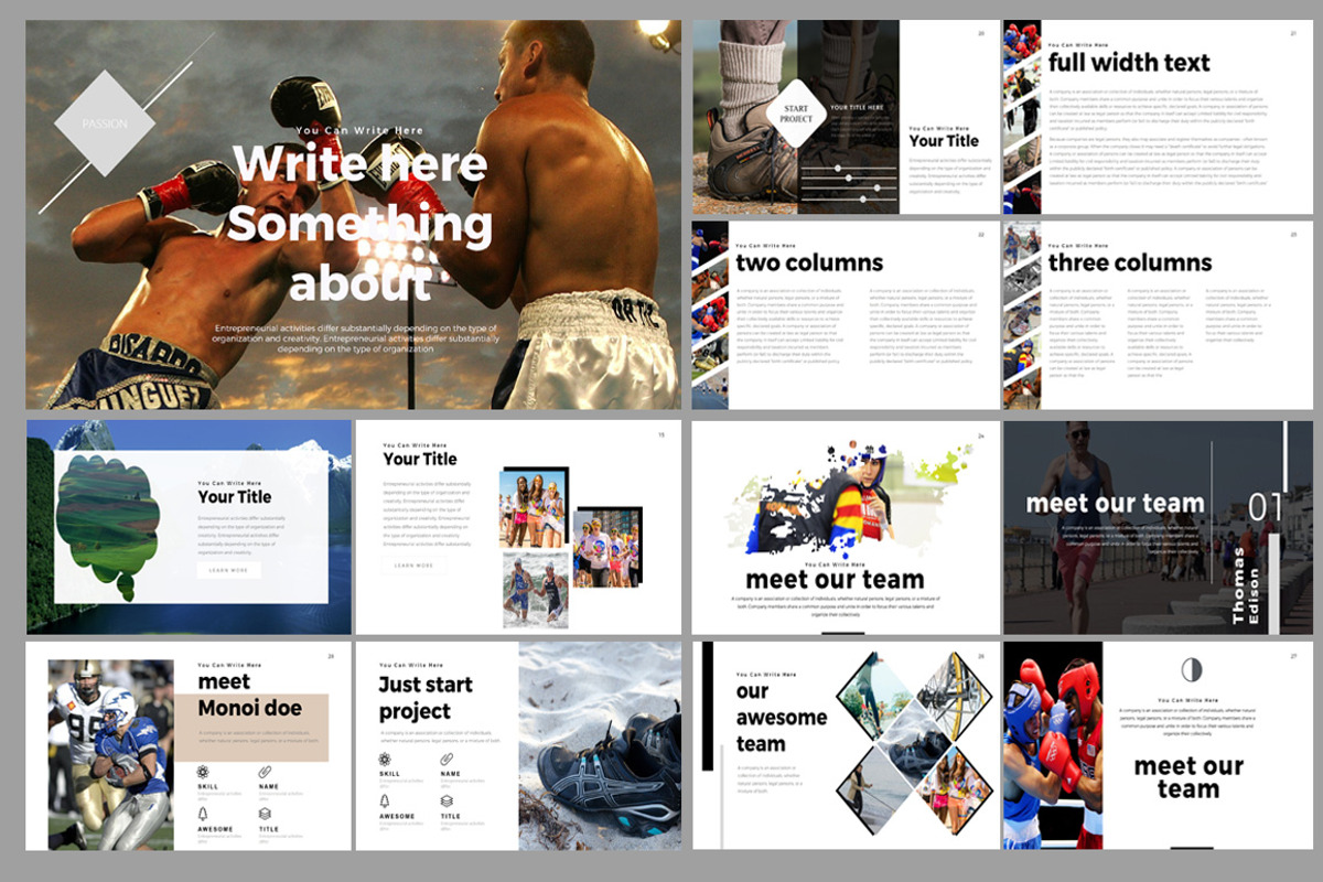 compete powerpoint presentation, a Presentation Template by SlideBester (Photo 2 of 7)