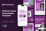 Luxora - Webinar Value Social Media, a Social Media Template by SLAB! Design (Thumbnail 1 of 8)