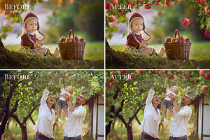 Apple Orchard Photo Overlays