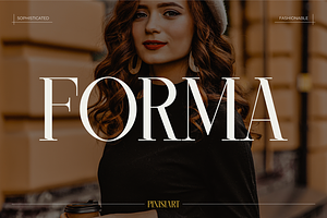 FORMA, a Font by Pinisi ART