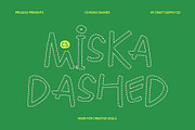 CS Miska Dashed, a Handwritten Font by Craft Supply Co. (Thumbnail 1 of 8)