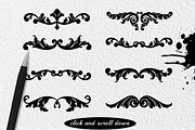 Decorative design elements and crows, an Object Graphic by Holovei (Thumbnail 4 of 6)
