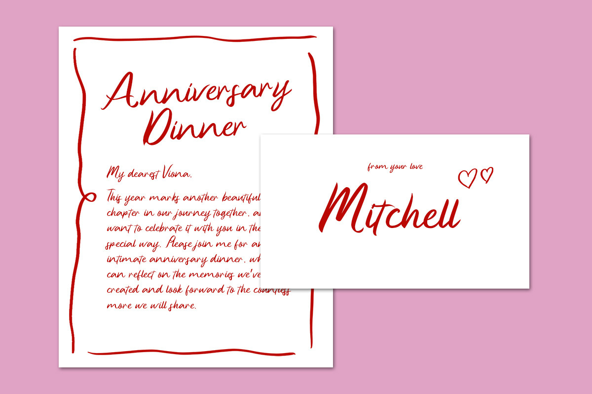 Whispering Pines Handwritten Script, a Script Font by Letterhend Studio (Photo 3 of 9)