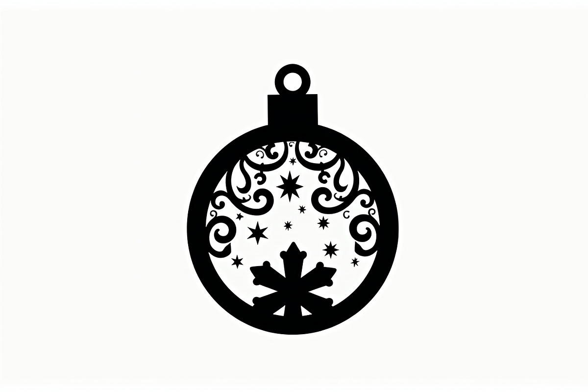 Christmas Laser Cut Ornament Bundle, a Graphic by musafir_fashion (Photo 12 of 14)