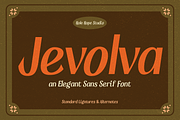 Jevolva – Elegant Sans Serif Font, a Sans Serif Font by Hole Hope Design (Thumbnail 1 of 8)